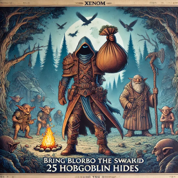 Bring Blorbo the Shrewd 25 Hobgoblin Hides