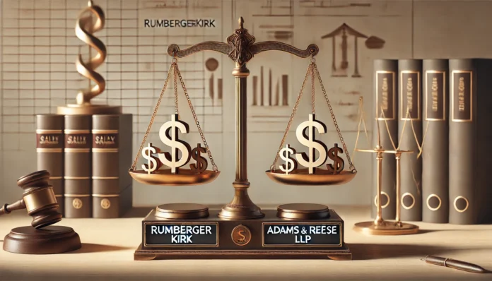 rumbergerkirk summer associate salary vs adams and reese llp salary