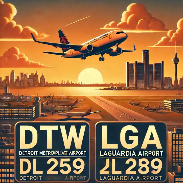 dl 2589 dtw lga 7/22/24